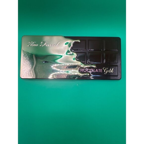 Too Faced Chocolate Gold Eyeshadow Palette With Metallic & Neutral Shades - Picture 1 of 5